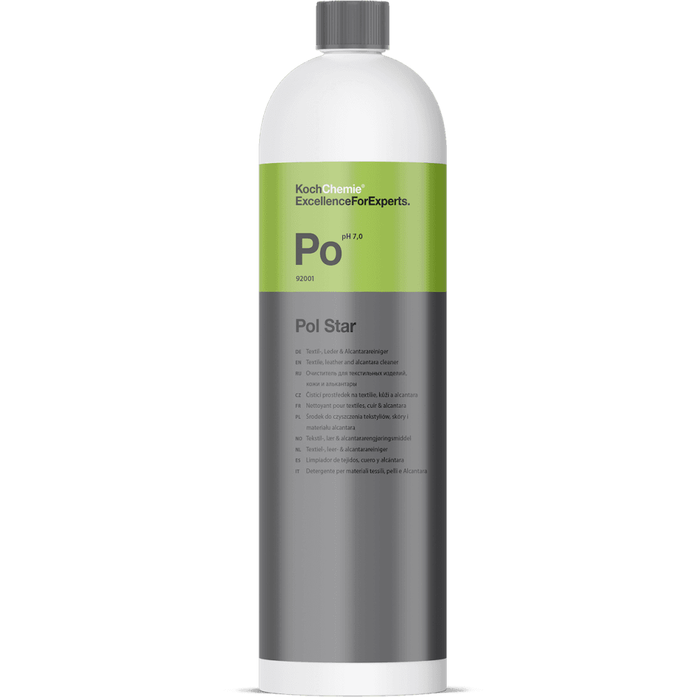 مایع تمیز کننده مخصوص پارچه، جیر و چرم خودرو کوکمی مدل Koch Chemie Po Pol Star