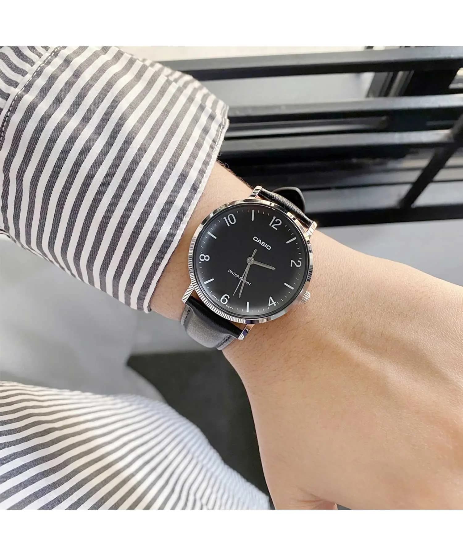 ساعت کاسیو اورجینال CASIO MTP-VT03L-1BDF + ضمانت پزیترون — تصویر ۷