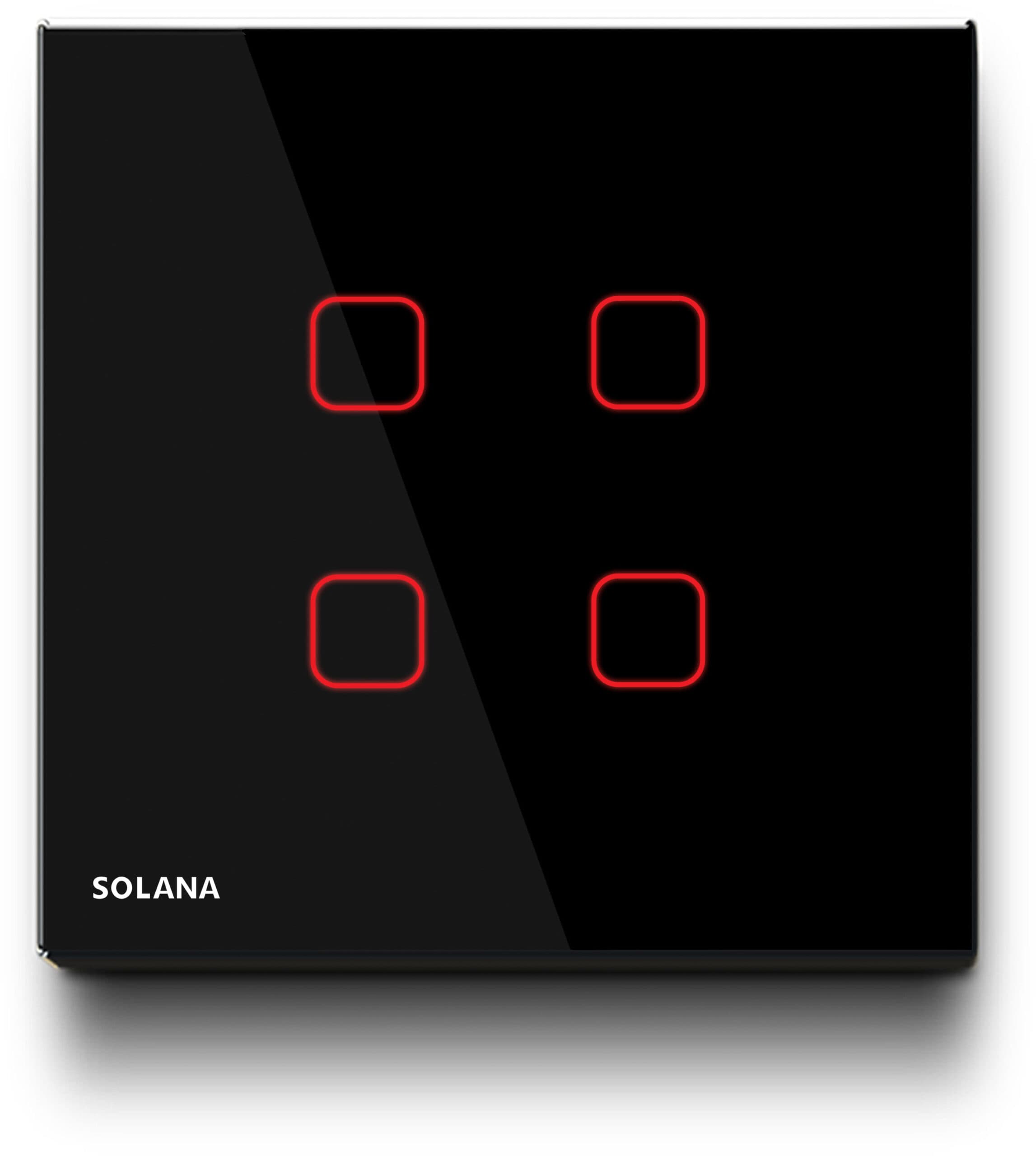 کلید لمسی چهار پل WIFI دار SOLANA