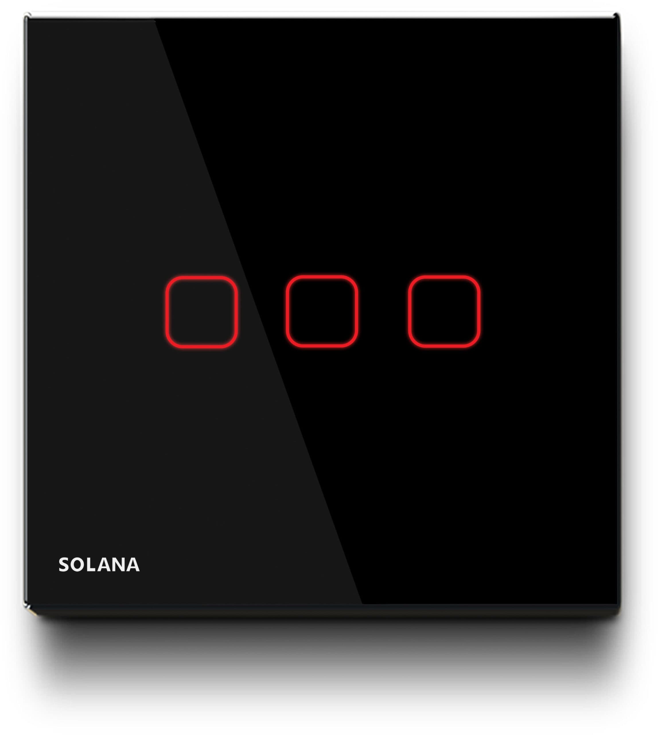 کلید لمسی سه پل WIFI دار SOLANA