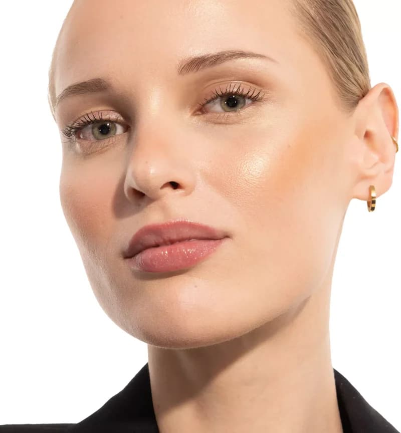 پالت رژگونه و هایلایتر صورت YSL Golden Oasis ایوسن لورن YSL Golden Oasis Face Palette — تصویر ۵