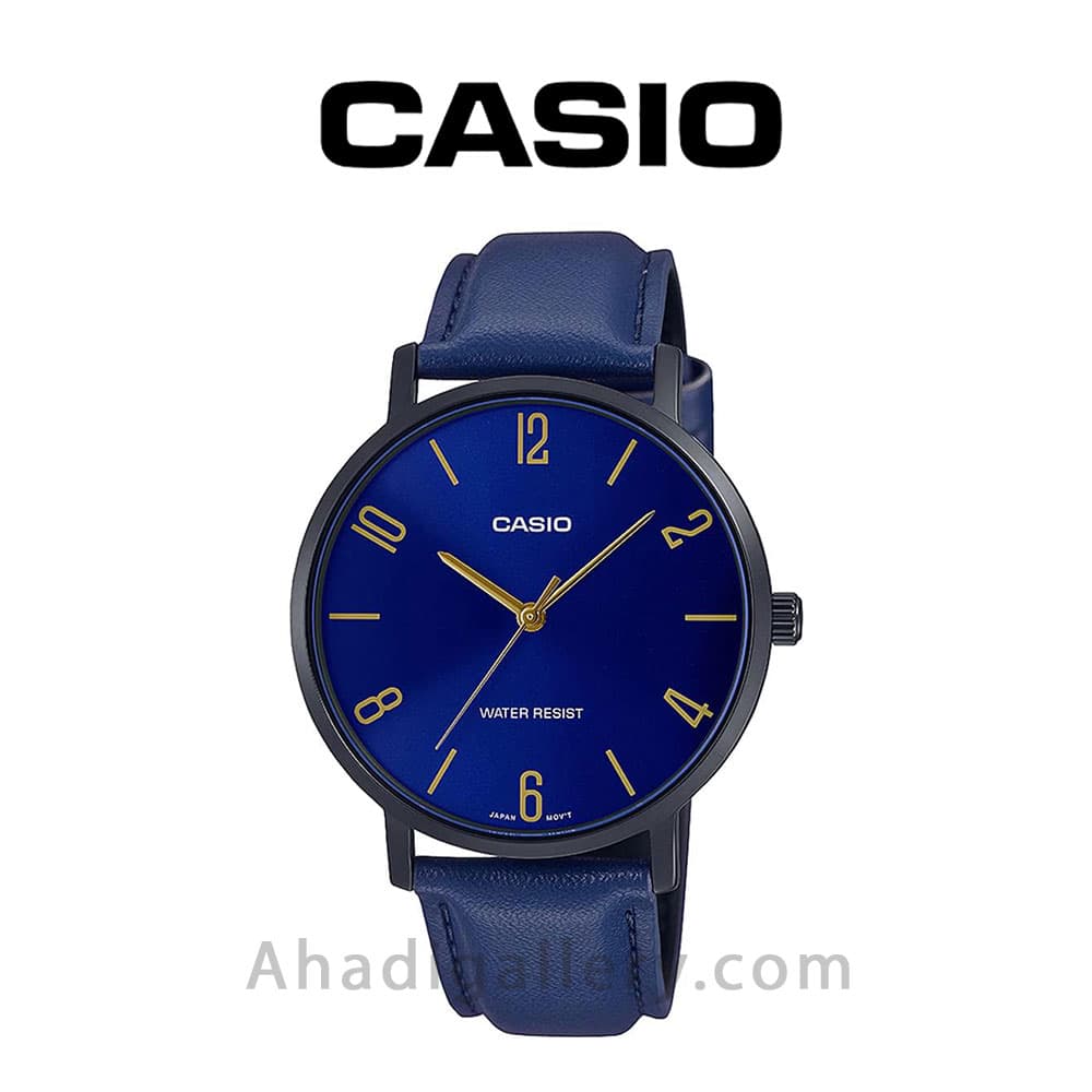 ساعت مچی مردانه کاسیو اصل مدل MTP-VT01BL-2BUDF — تصویر ۹