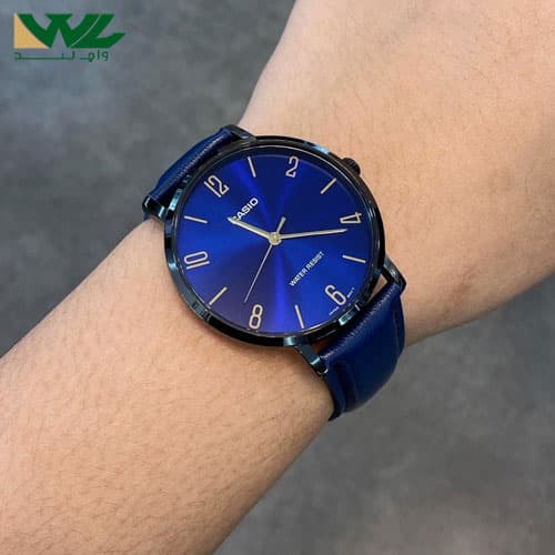 ساعت مچی مردانه کاسیو اصل مدل MTP-VT01BL-2BUDF — تصویر ۴