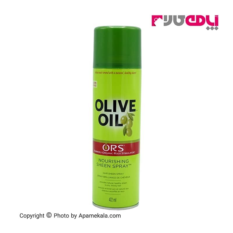 اسپری براق کننده و حالت دهنده مو شاین الیو Olive oil حجم 472 میل — تصویر ۲