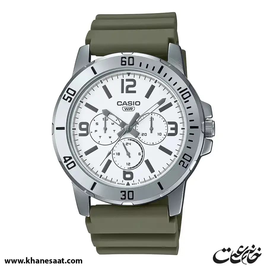 ساعت مچی مردانه کاسیو اصل مدل MTP-VD300-3BUDF — تصویر ۹