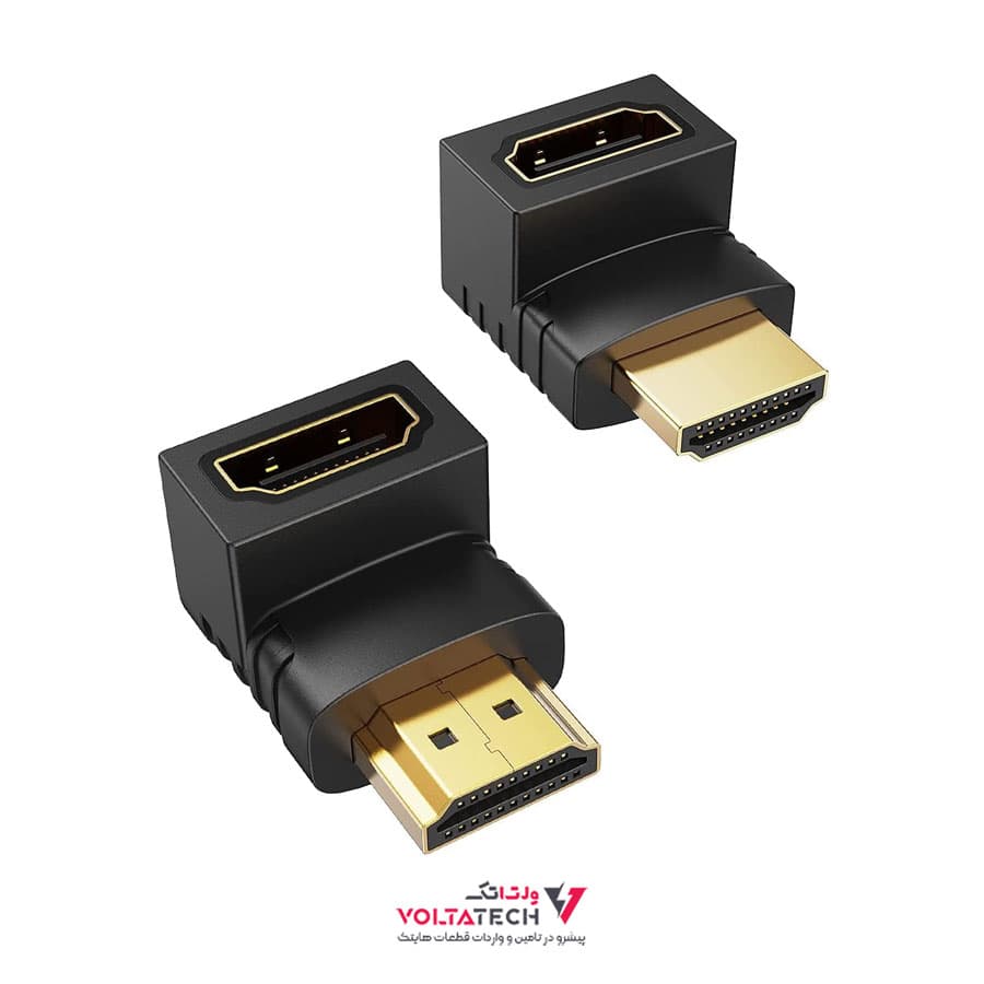 تبدیل نری به مادگی HDMI چپقی 90 درجه