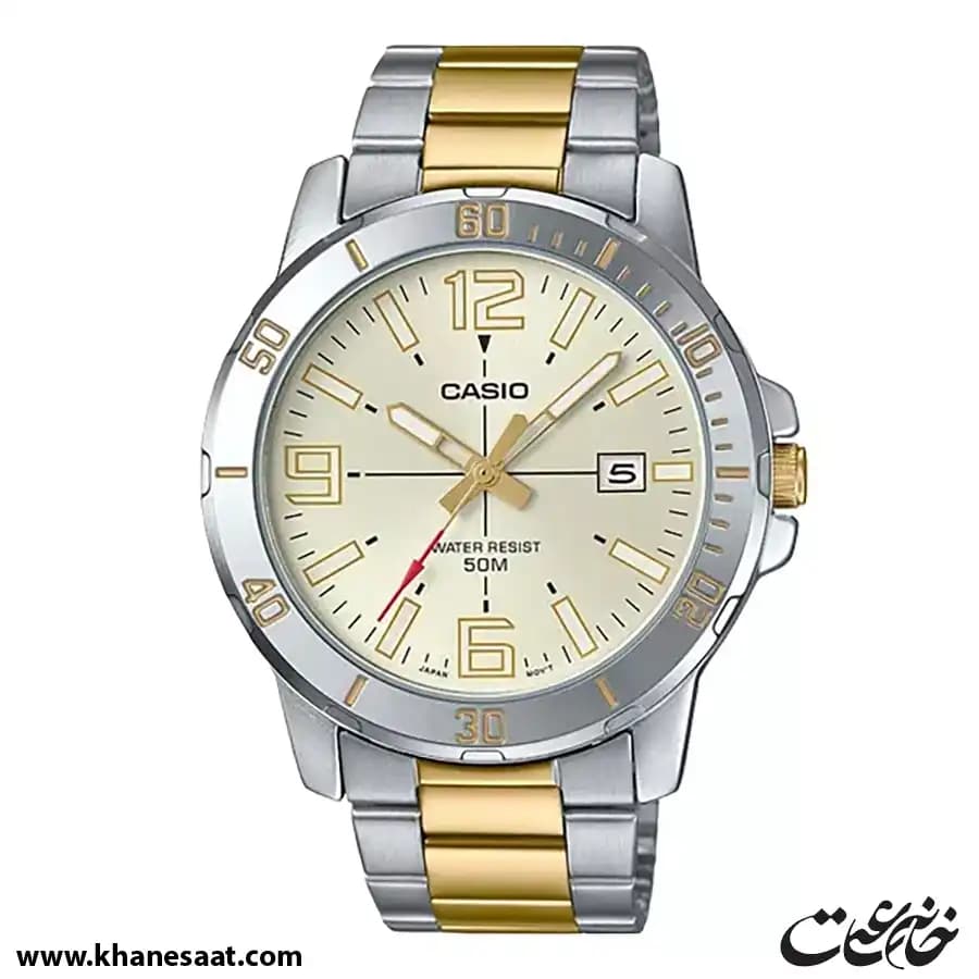 ساعت مچی مردانه کاسیو اصل مدل MTP-VD01SG-9B — تصویر ۴