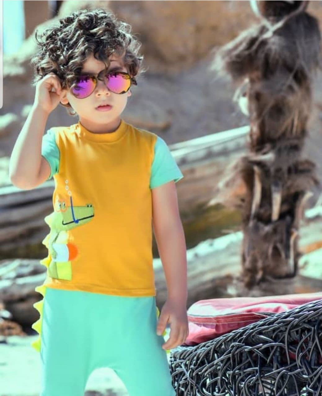 ست شلوارک تمساح