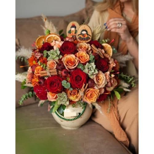 دسته گل مناسب بهترین هدیه برای روز معلم 10404