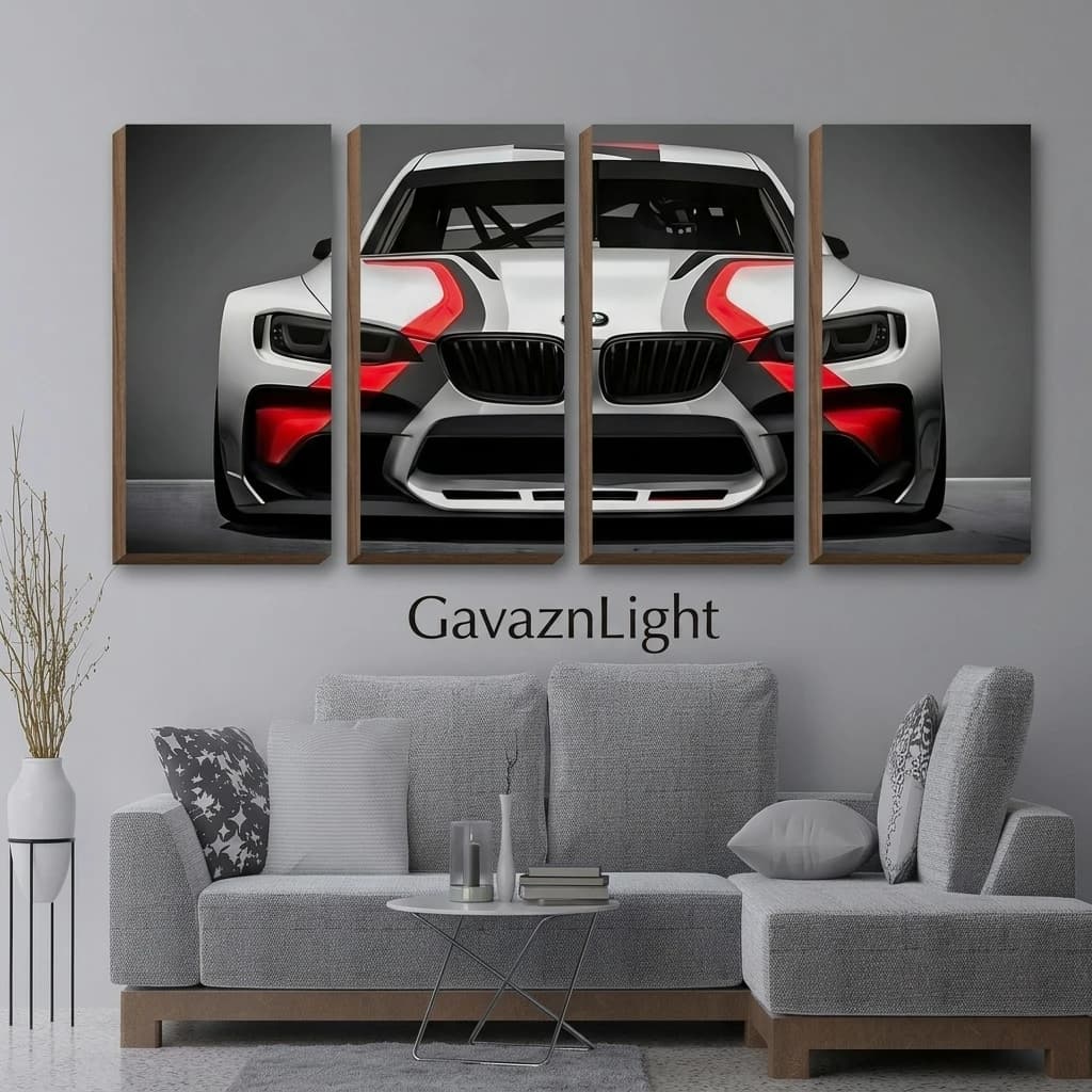 تابلو دکوری bmw