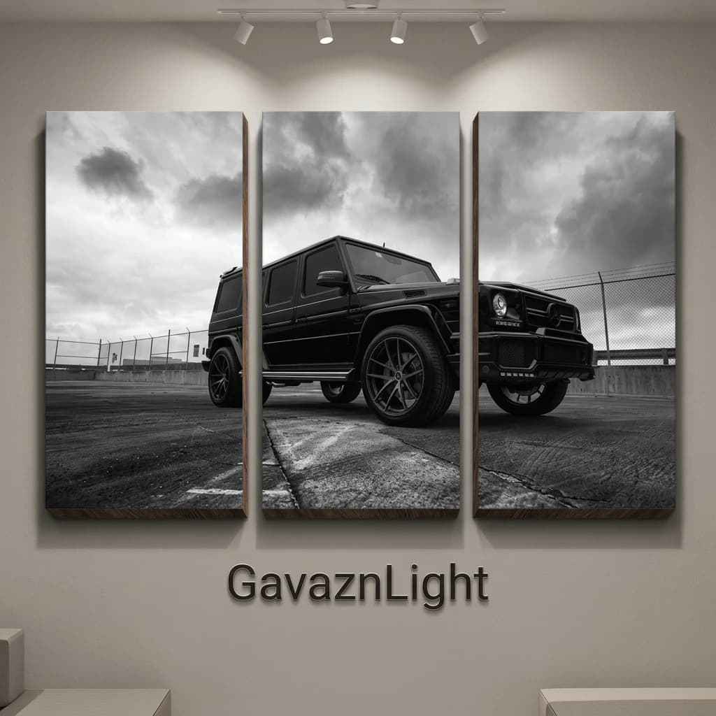 تابلو دکوری benz g class