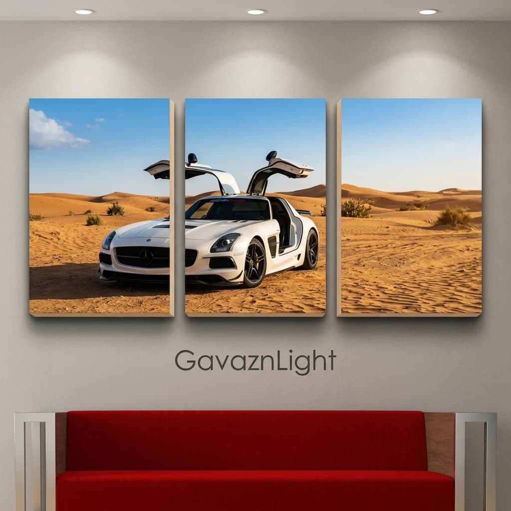 تابلو دکوری BENZ SLS
