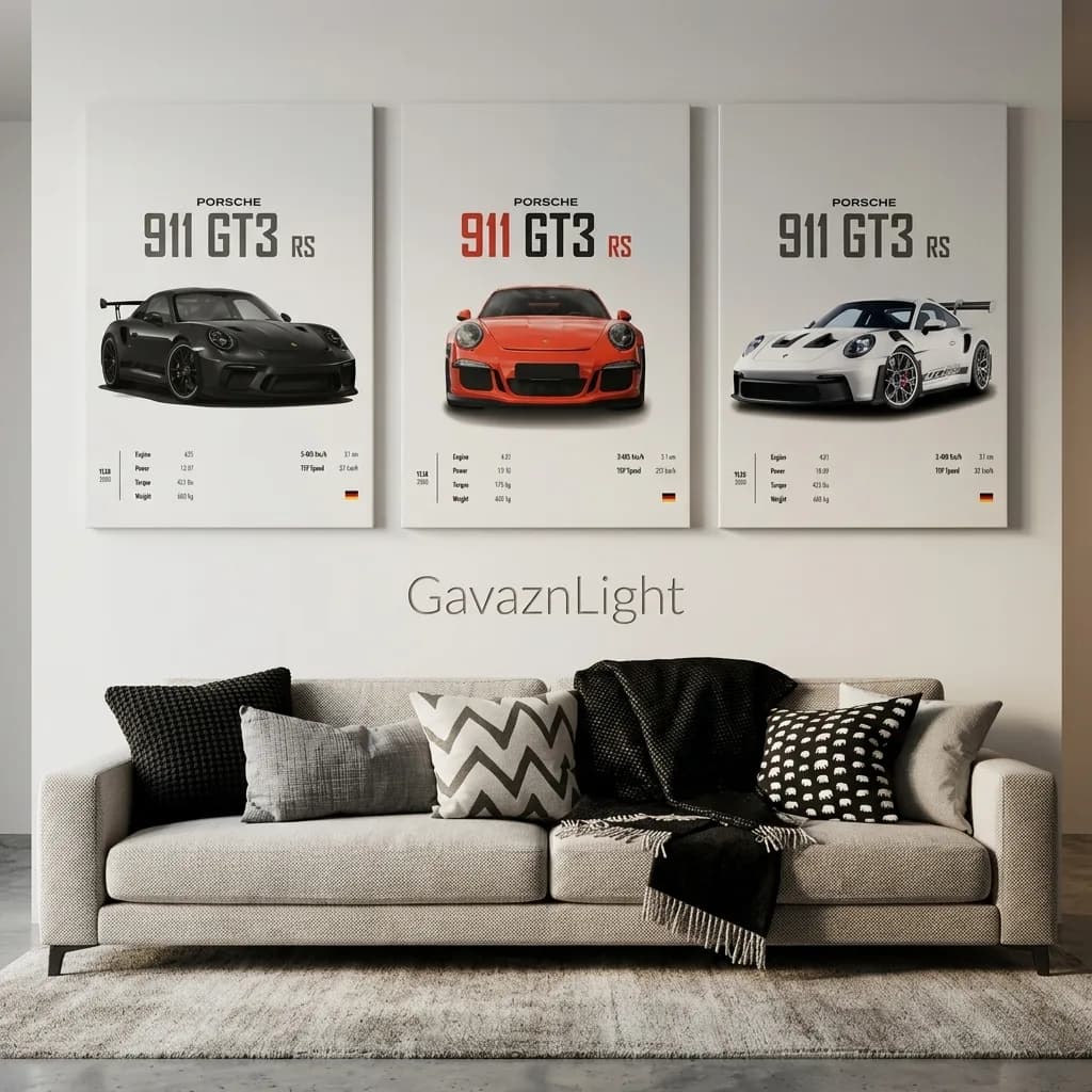 تابلو دکوری GT3