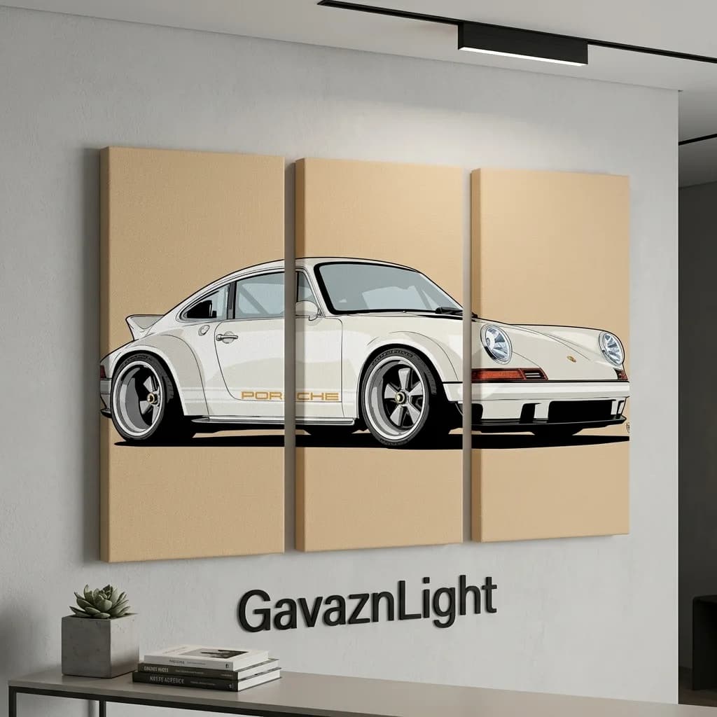 تابلو دکوری Porsche 930