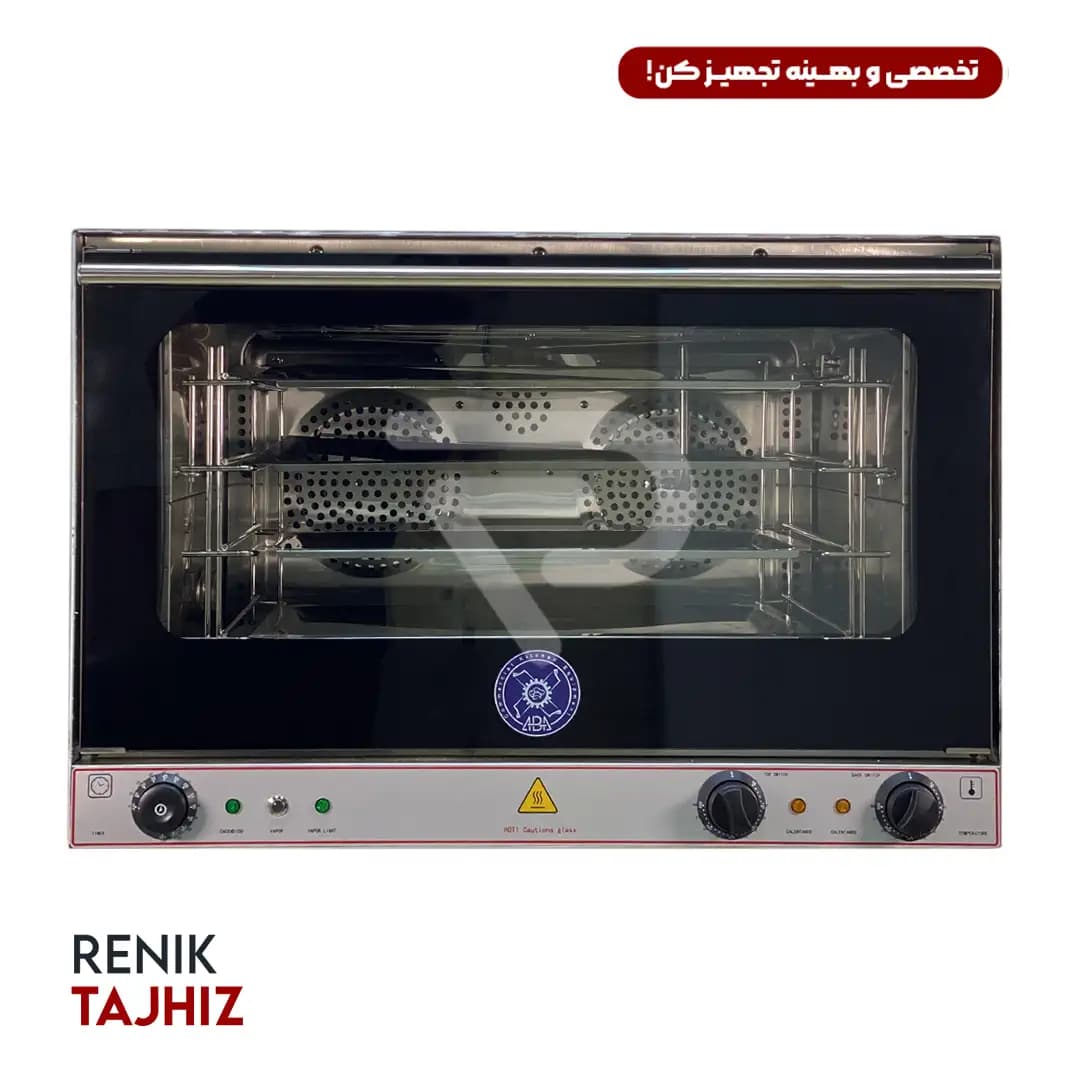 فر شیرینی پزی کانوکشن بزرگ صنعتی مدل OT-FDJ-8A — تصویر ۲