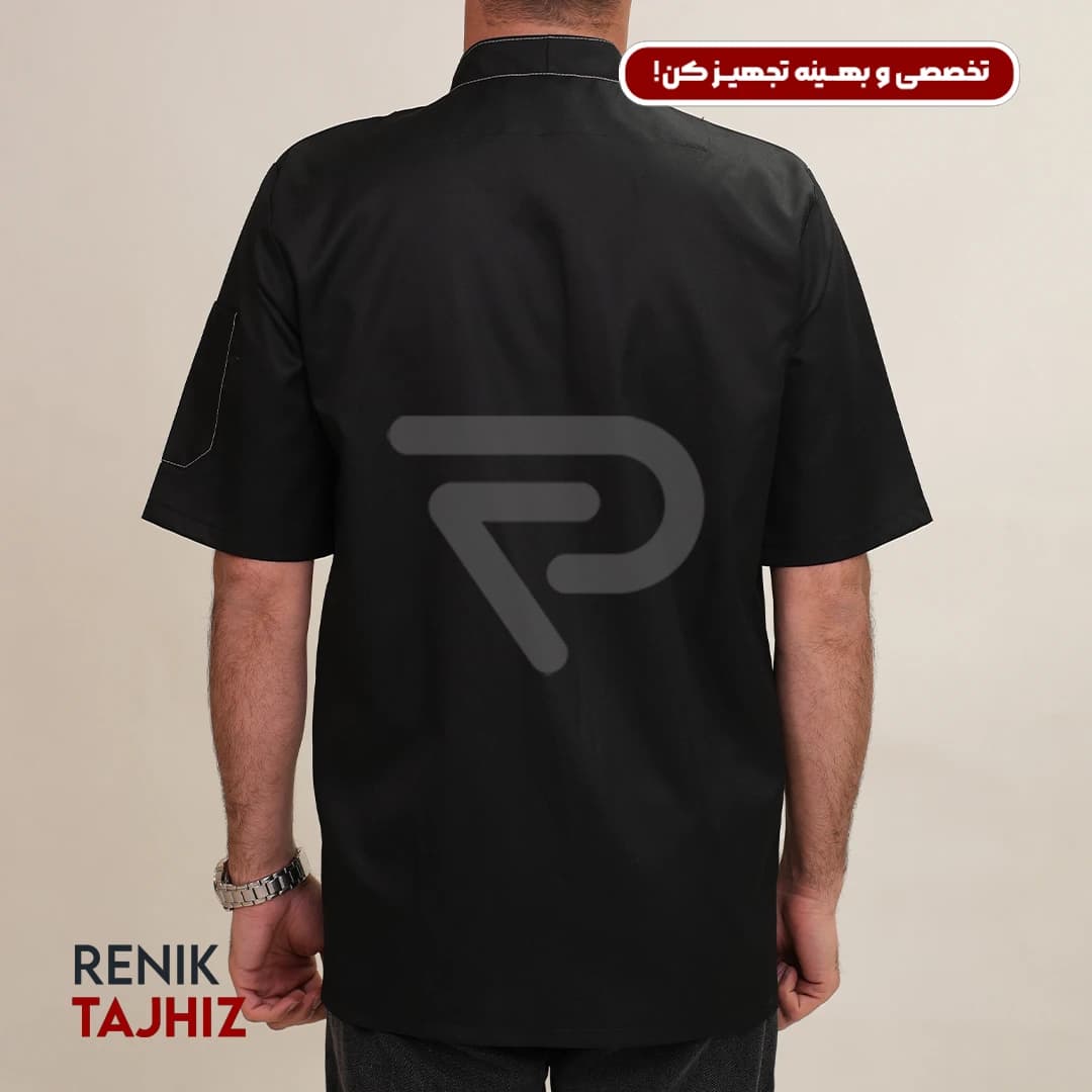 روپوش مشکی دکمه مخفی — تصویر ۸