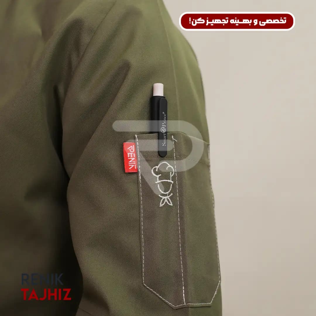 روپوش سبز دکمه مخفی — تصویر ۵