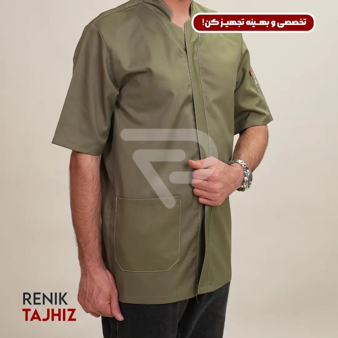 روپوش سبز دکمه مخفی — تصویر ۶