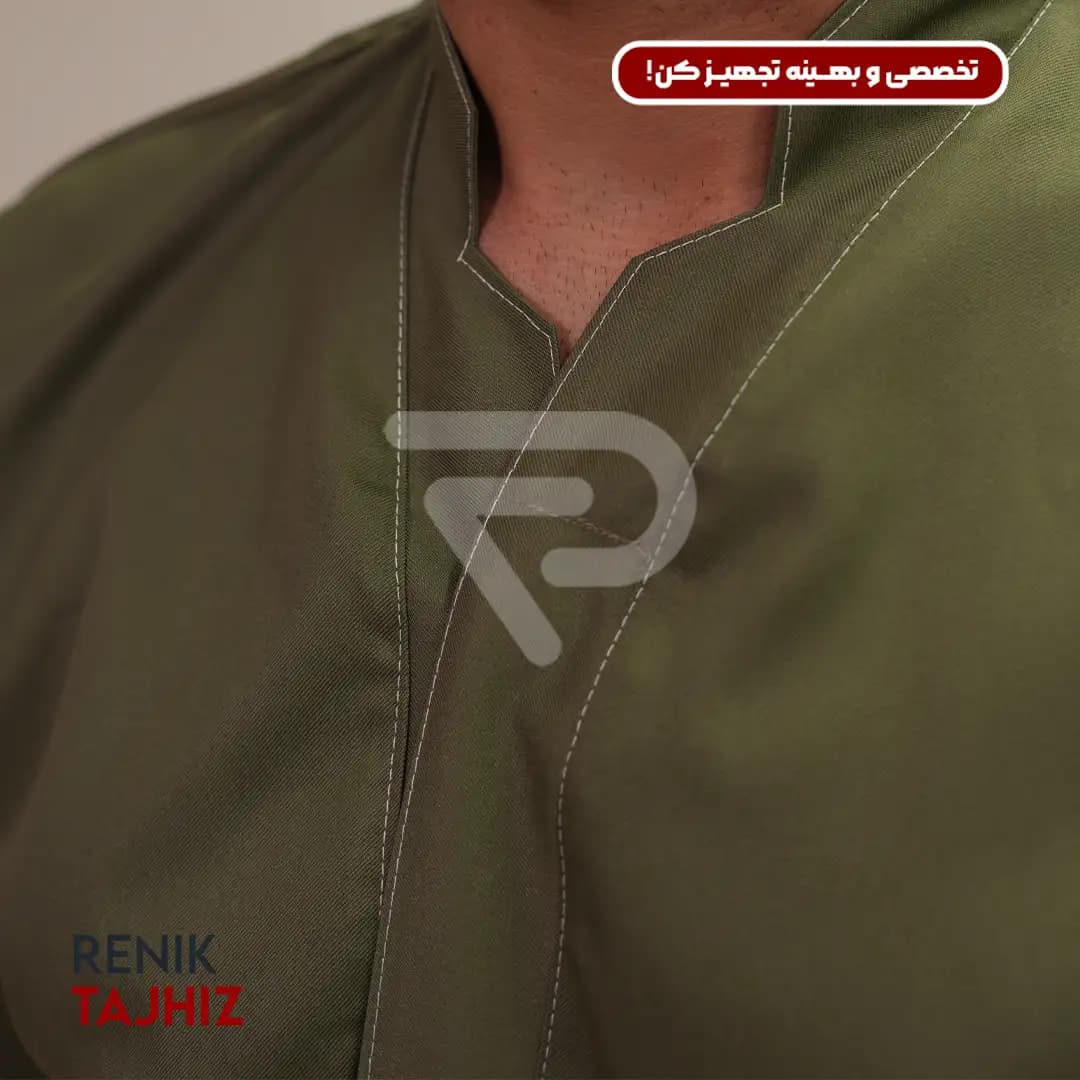 روپوش سبز دکمه مخفی — تصویر ۳