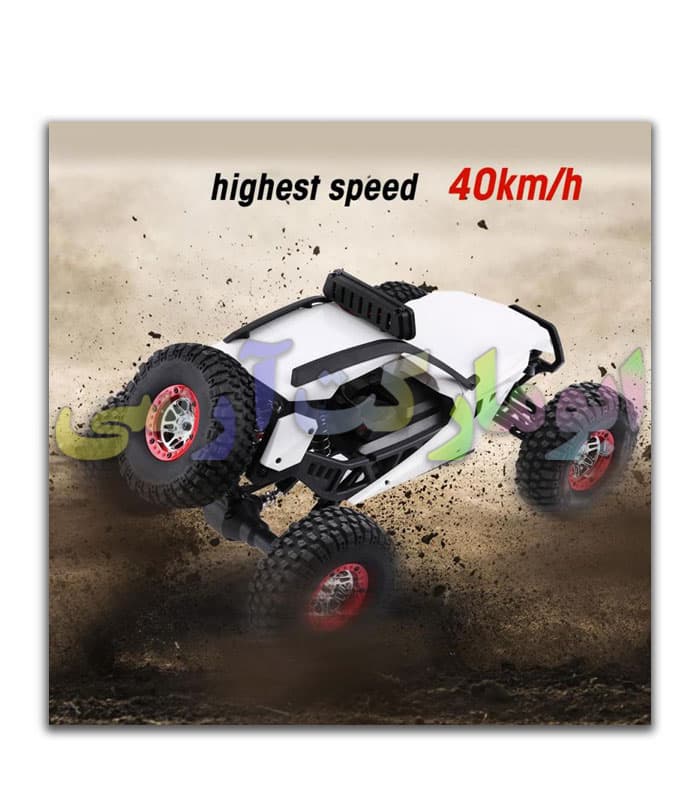 ماشین آفرود کنترلی شارژی بزرگ با 40 کیلومتر سرعت wltoys 12429 — تصویر ۳