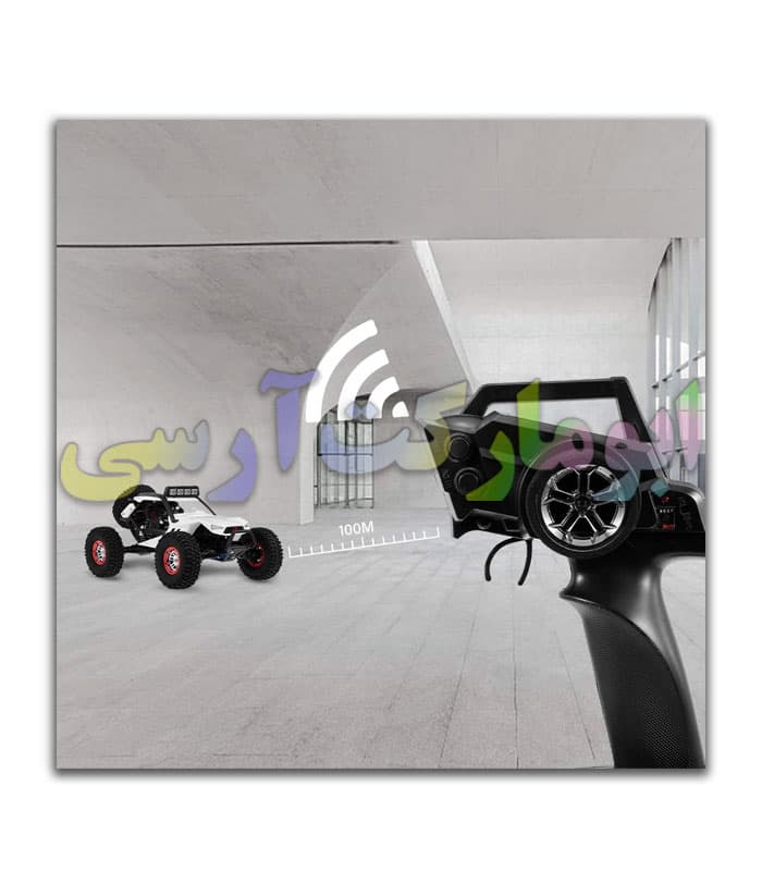 ماشین آفرود کنترلی شارژی بزرگ با 40 کیلومتر سرعت wltoys 12429 — تصویر ۶