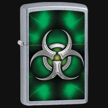 فندک زیپو مدل 28853 Biohazard Green