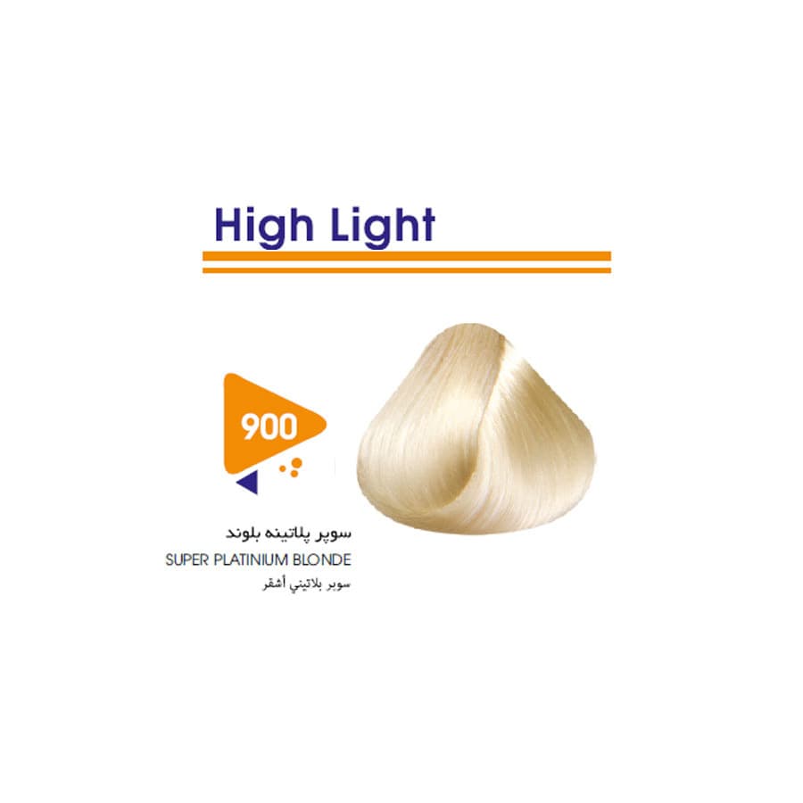 رنگ مو ویتامول شماره 900 سوپر پلاتینه بلوند — تصویر ۲