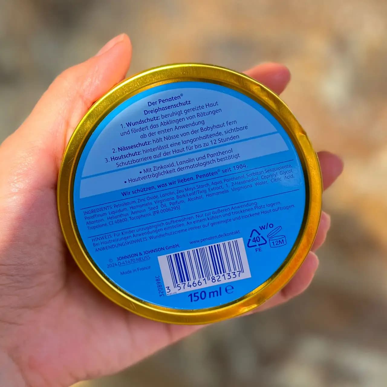کرم سوختگی پناتن ۱۵۰ میل Penaten Cream — تصویر ۳