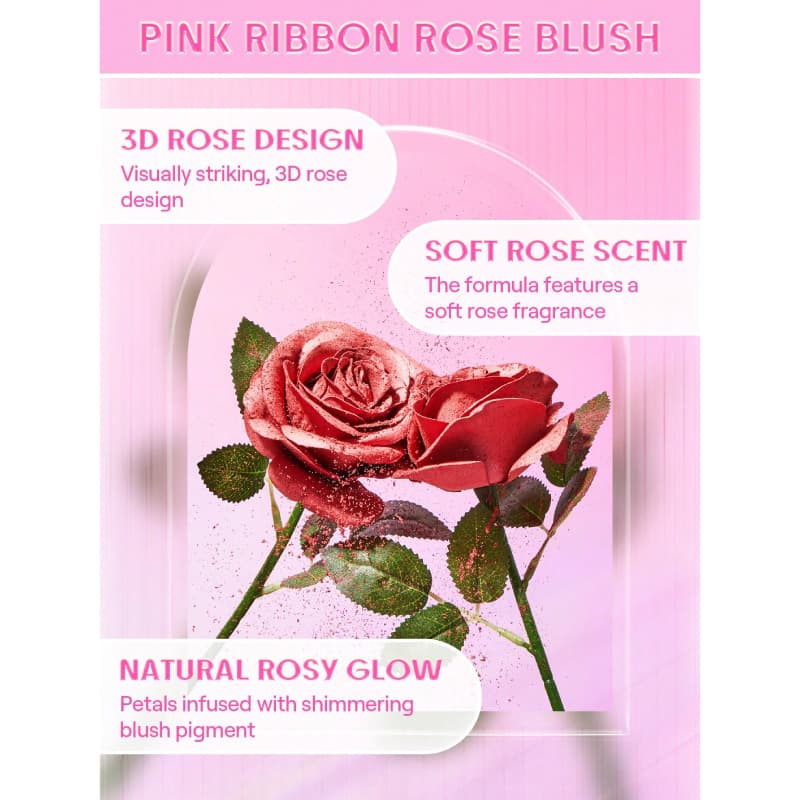 رژگونه گل رز Pink Ribbon Rose شیگلم SHEGLAM — تصویر ۴