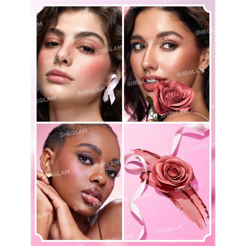 رژگونه گل رز Pink Ribbon Rose شیگلم SHEGLAM — تصویر ۵