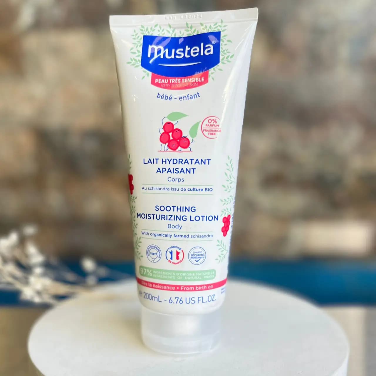 لوسیون بدن سوتینگ موستلا Mustela تسکین دهنده پوست حساس ۲۰۰ — تصویر ۲