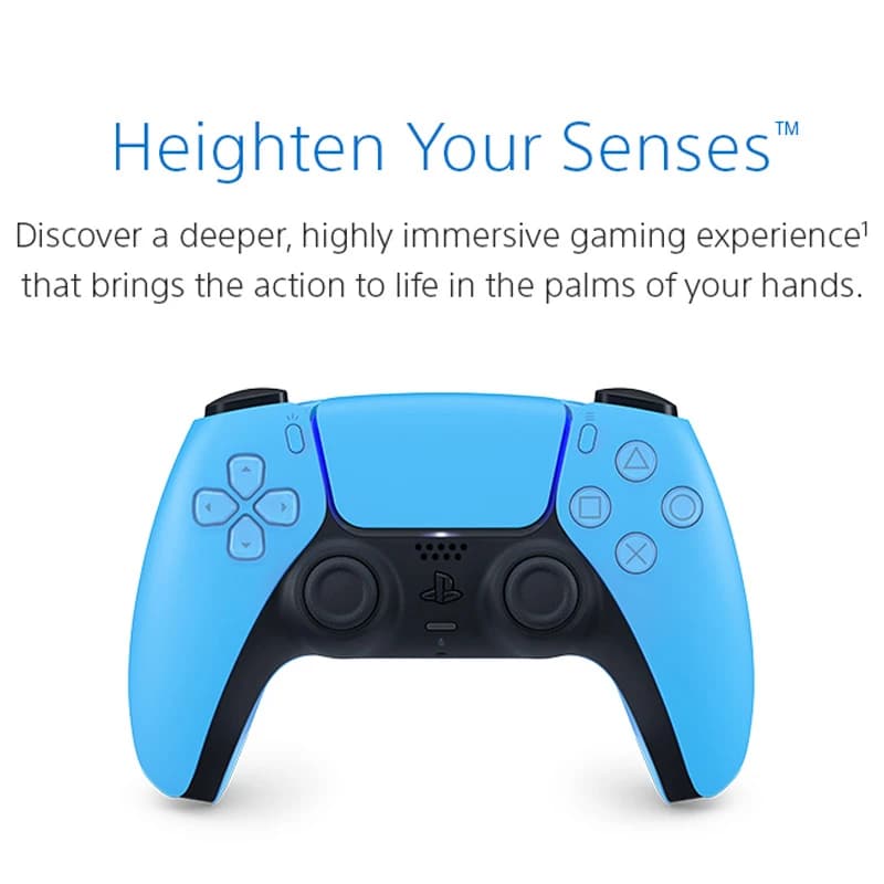 دسته بازی بی سیم SONY PlayStation 5 DualSense Starlight Blue — تصویر ۵