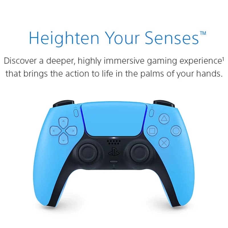 دسته بازی بی سیم SONY PlayStation 5 DualSense Starlight Blue — تصویر ۸