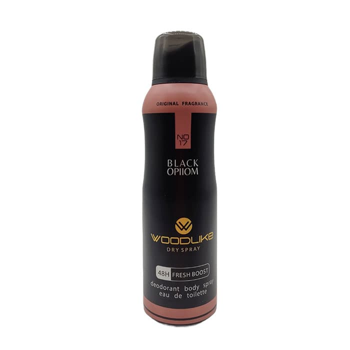 اسپری بدن زنانه وودلایک مدل بلک ایپیوم Black Ophom