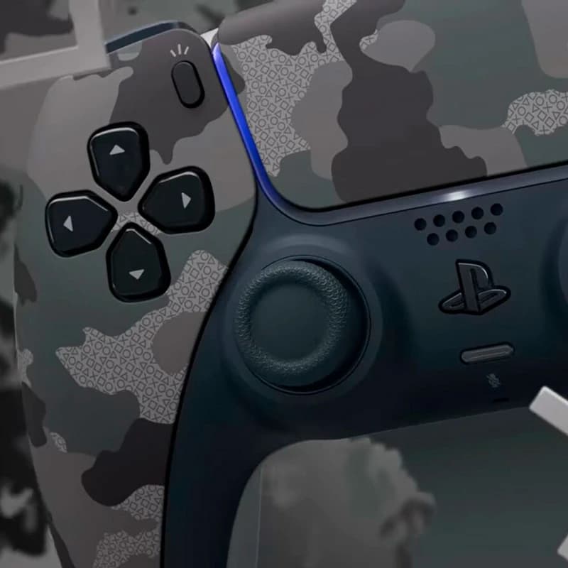 دسته بازی بی سیم SONY PlayStation 5 DualSense Grey Camouflage — تصویر ۵