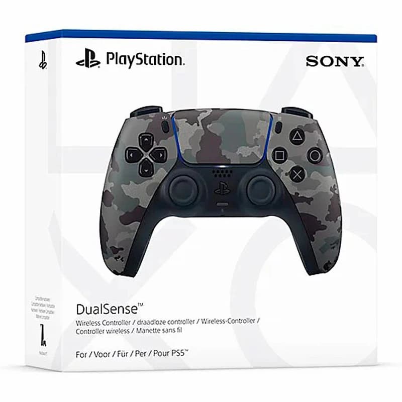 دسته بازی بی سیم SONY PlayStation 5 DualSense Grey Camouflage — تصویر ۲