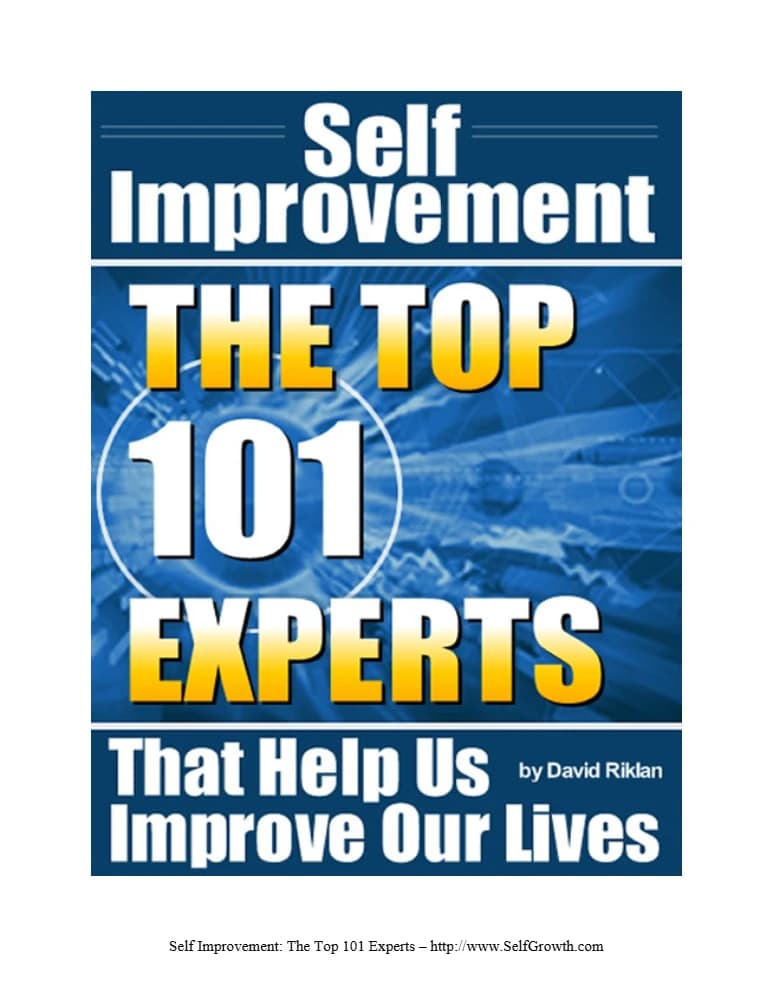کتاب The Top 101 Self Help Expert (۱۰۱ متخصص برتر خودیاری) نسخه انگلیسی PDF