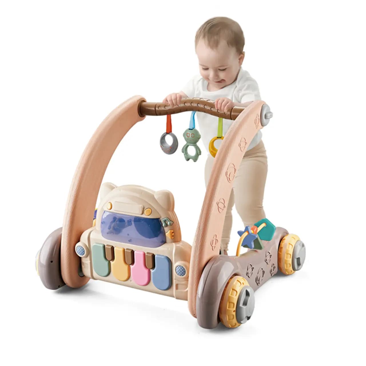 تشک بازی پیانودار واکرشو فضانورد Baby Fitness Rack & Walker AYINR — تصویر ۲