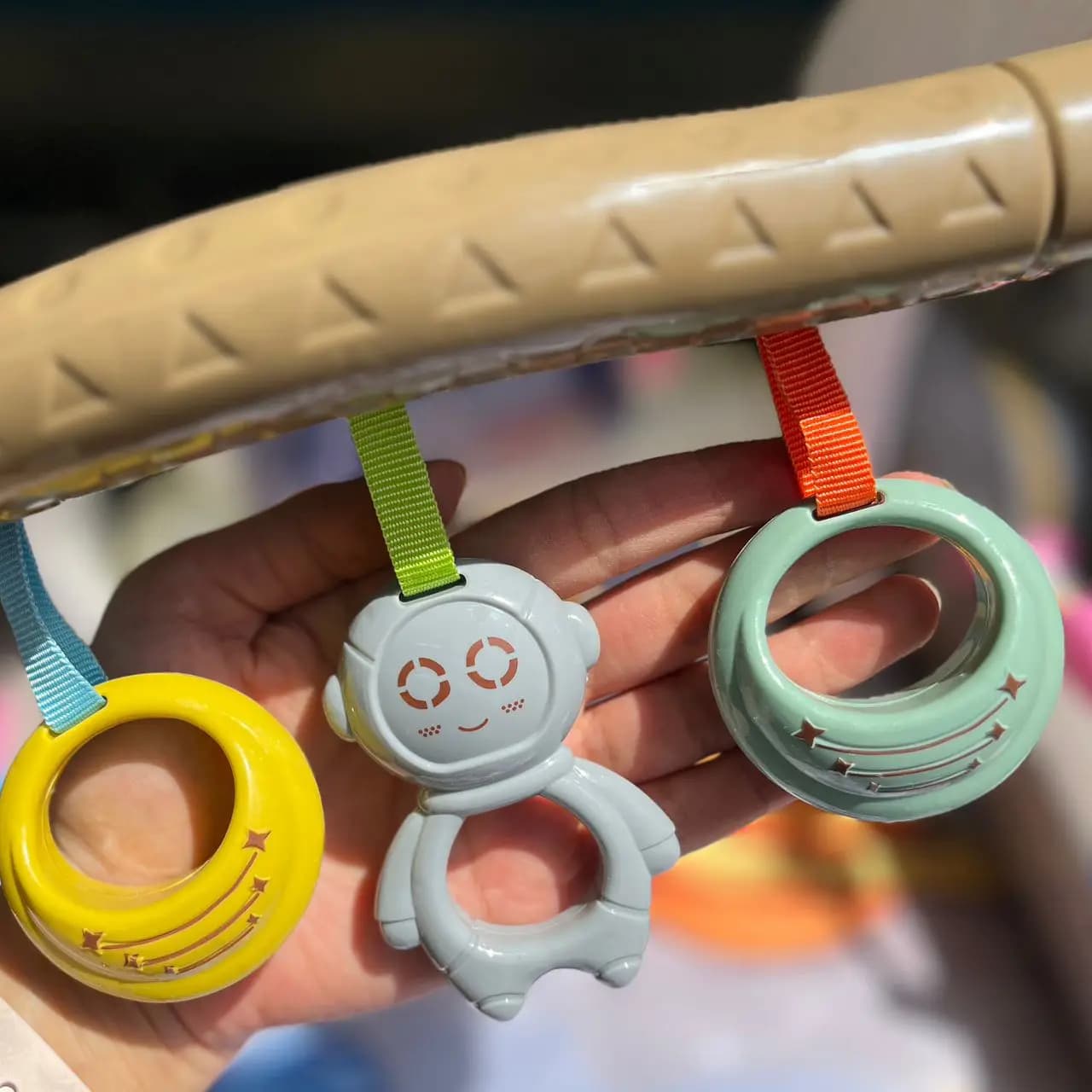 تشک بازی پیانودار واکرشو فضانورد Baby Fitness Rack & Walker AYINR — تصویر ۷