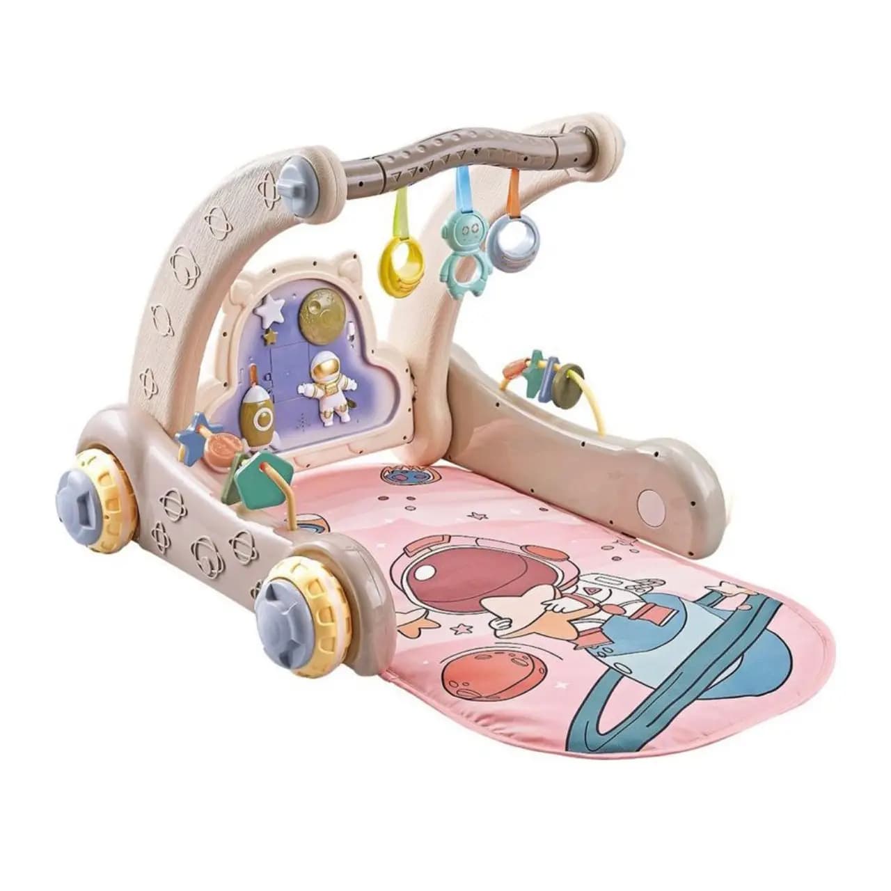 تشک بازی پیانودار واکرشو فضانورد Baby Fitness Rack & Walker AYINR — تصویر ۳