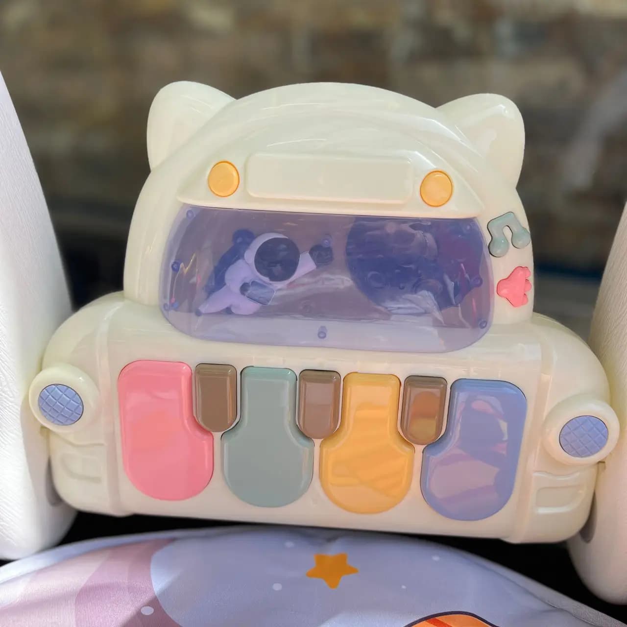 تشک بازی پیانودار واکرشو فضانورد Baby Fitness Rack & Walker AYINR — تصویر ۵