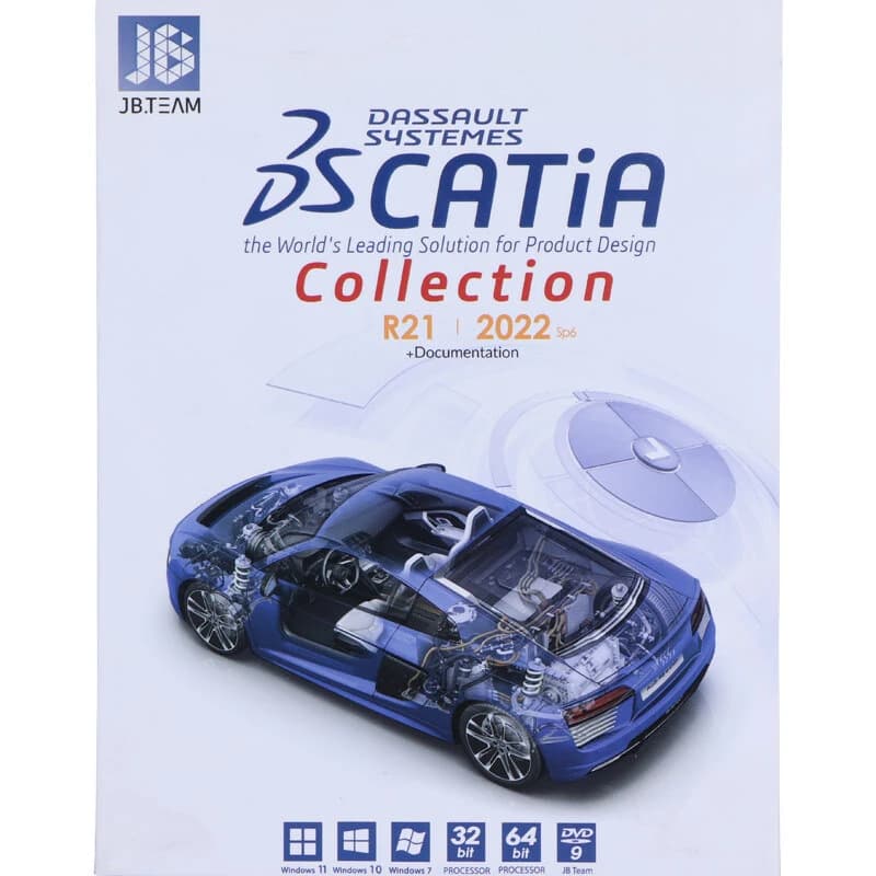 Catia Collection R21 2022 SP6 DVD9 JB.TEAM