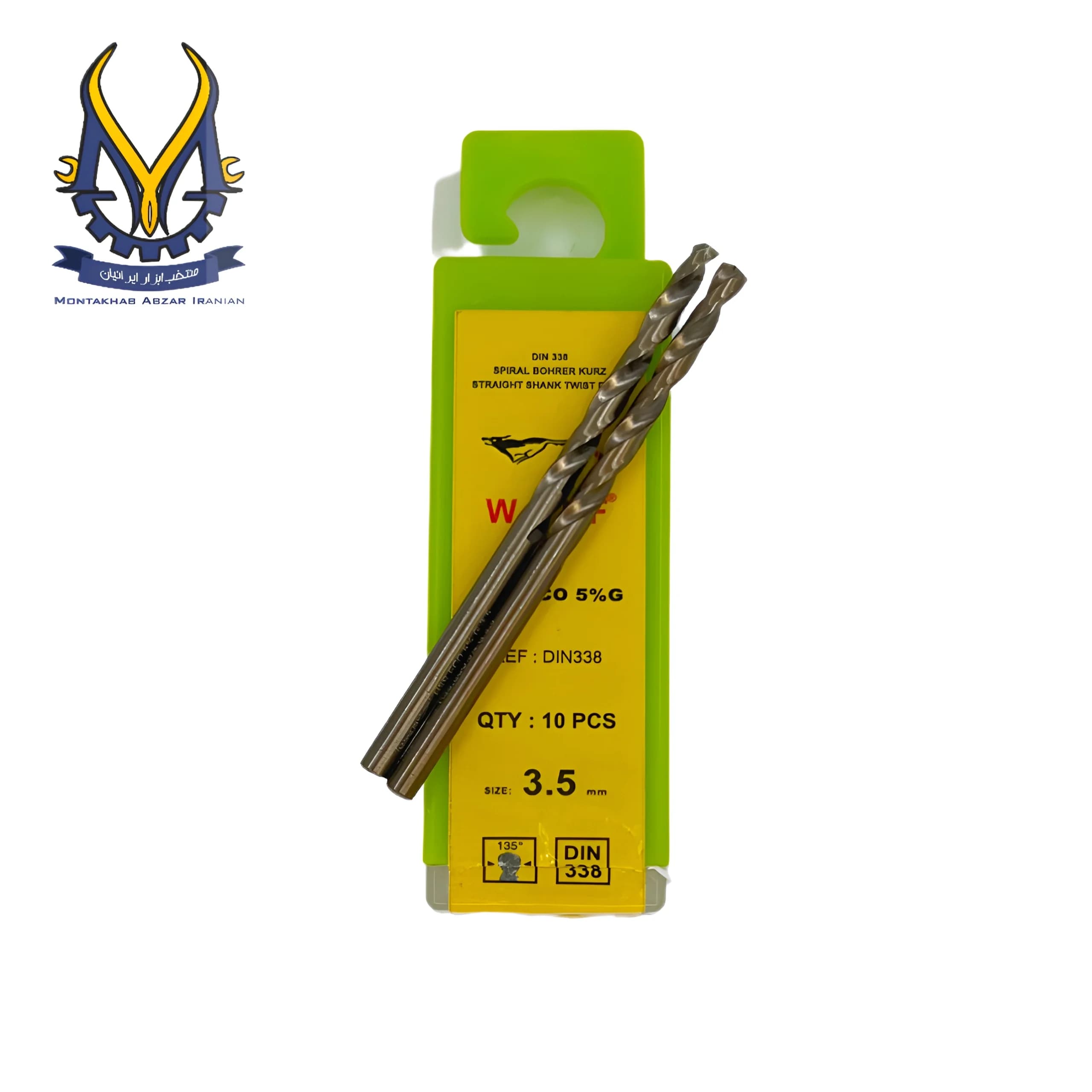مته ته گرد کبالت 5% ولف سایز 5 میلی متر