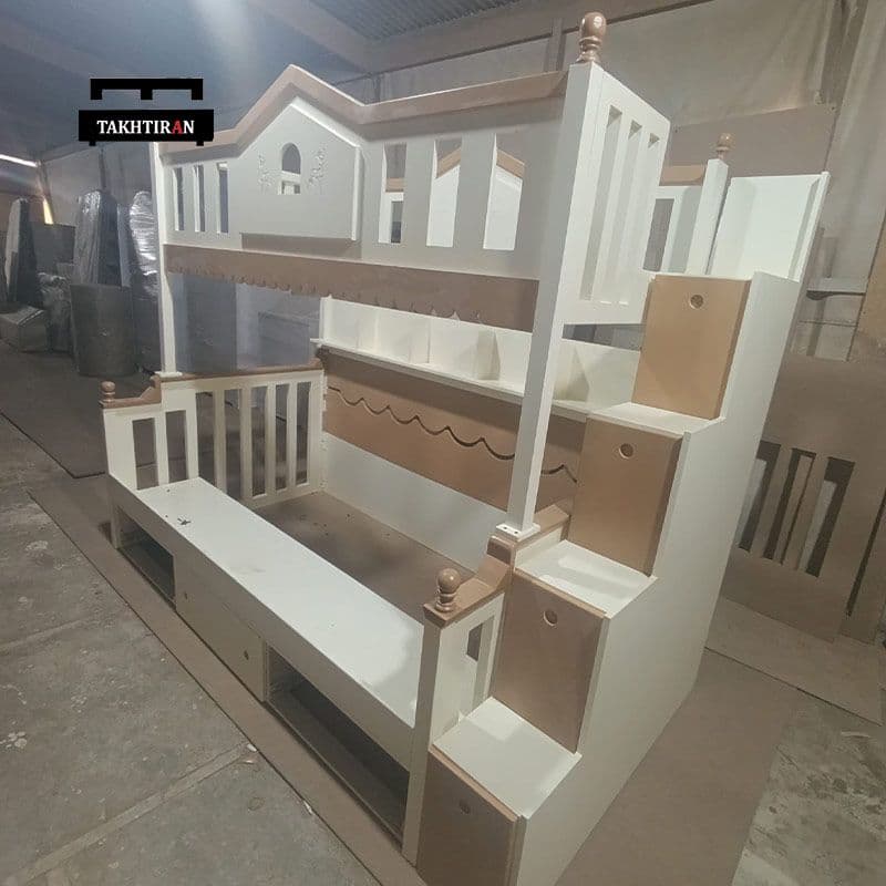 تخت دو طبقه سامان — تصویر ۳