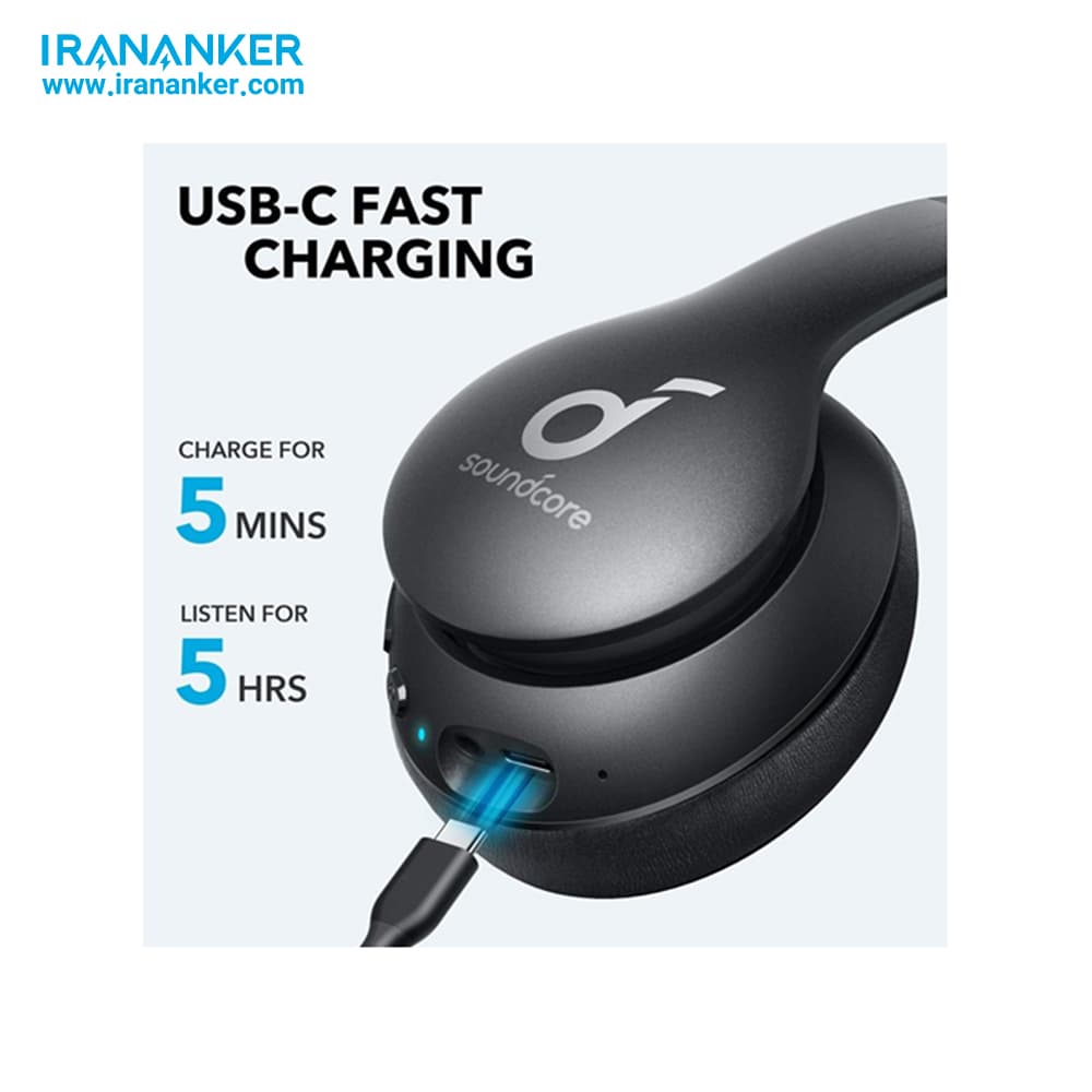 هدفون بیسیم Anker Soundcore Life 2 Neo (اصلی)+گارانتی 18 ماهه✅ — تصویر ۴