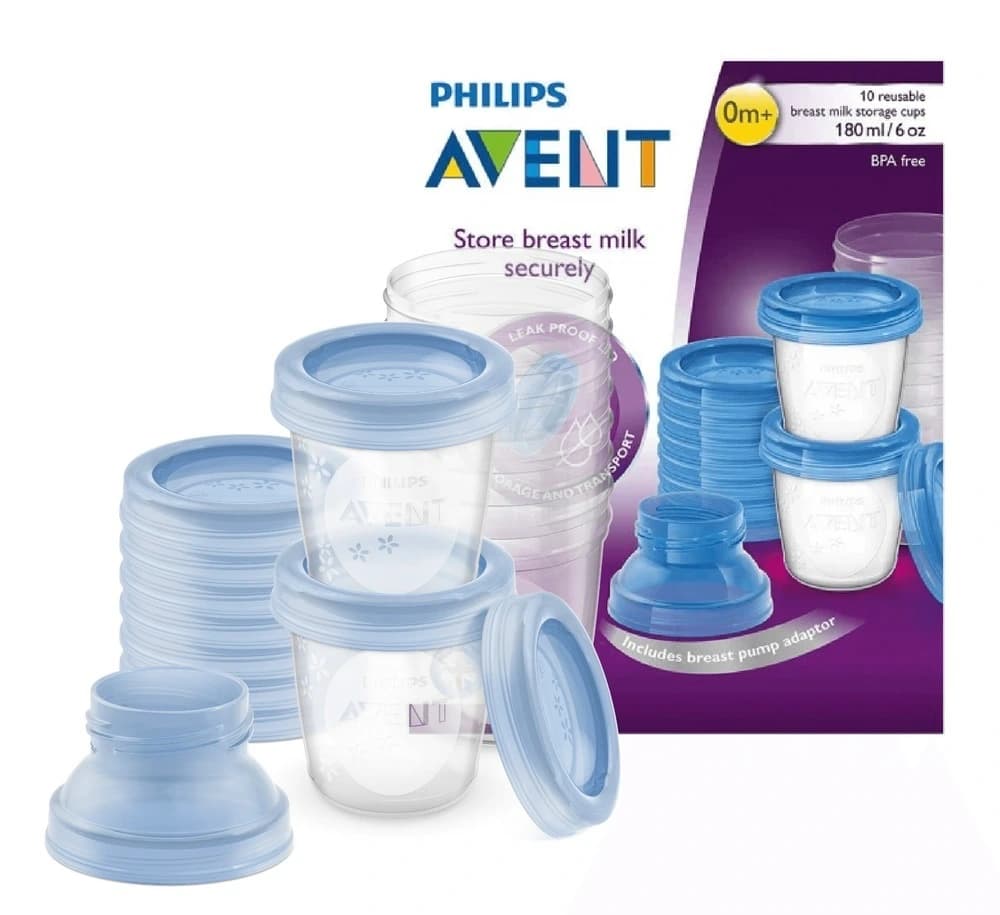 ظرف ذخیره شیر مادر فیلیپس اونت ۱۰ ‌عددی Philips Avent