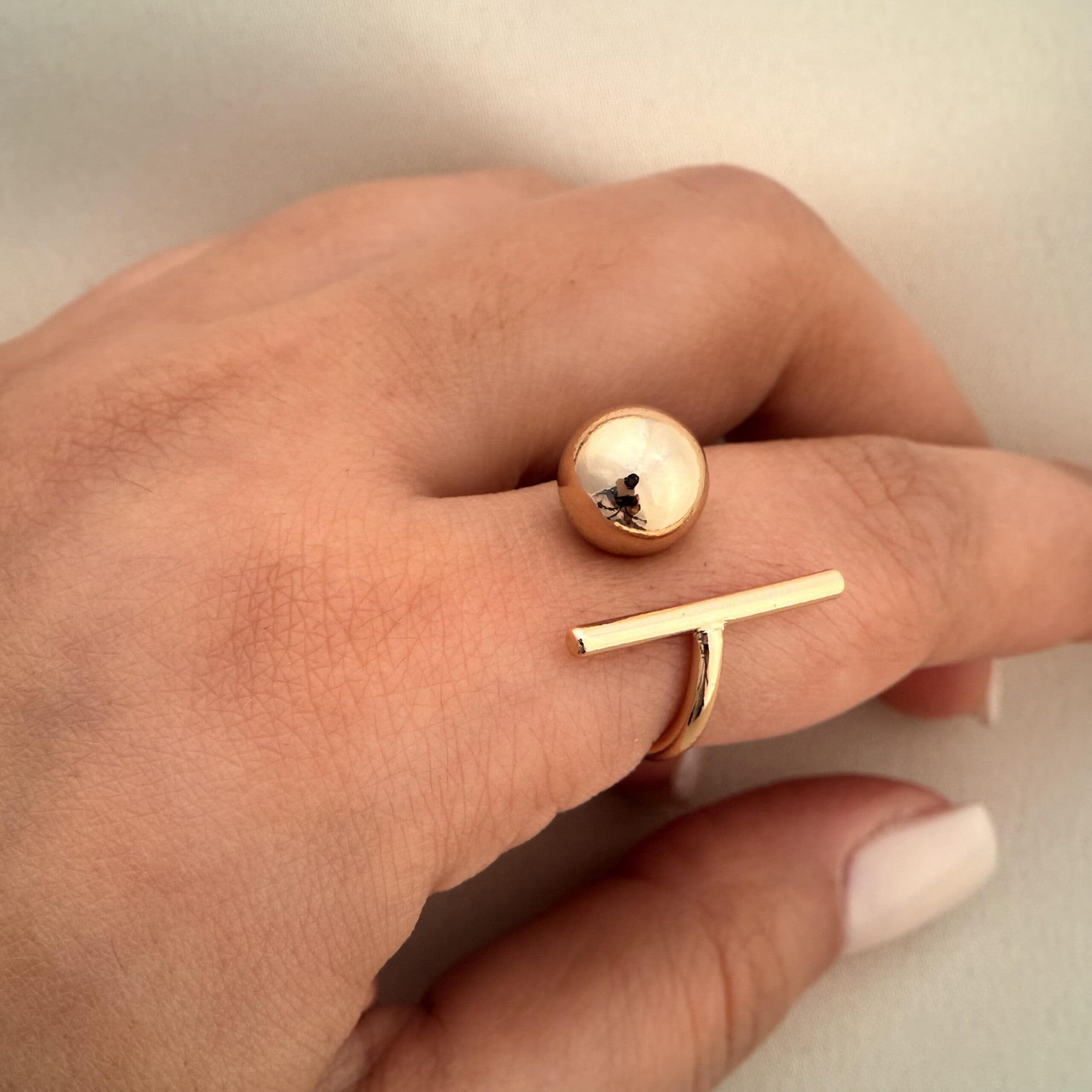 انگشتر زنانه ژوپینگ مدل R0031 — تصویر ۲