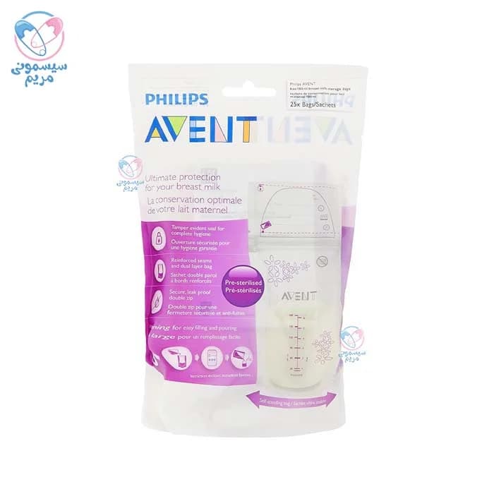 کیسه ذخیره شیر مادر فیلیپس اونت Philips Avent — تصویر ۷