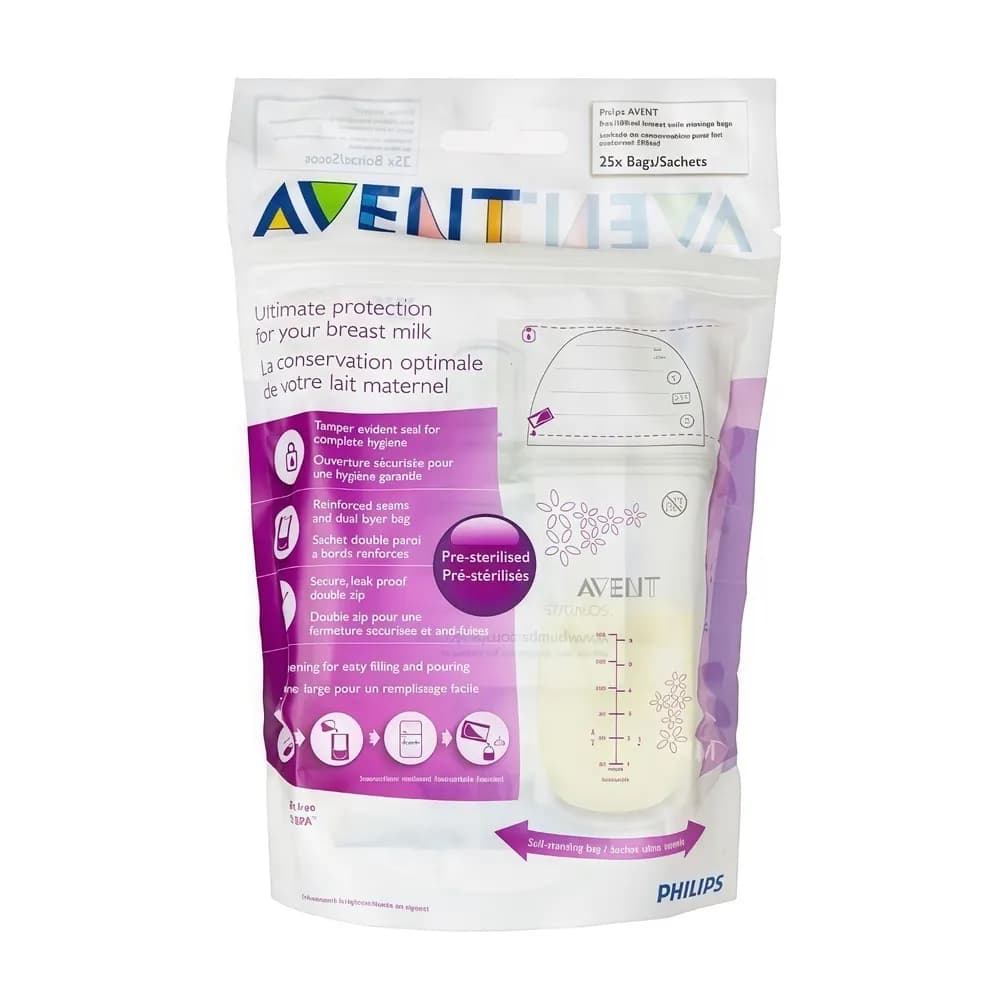 کیسه ذخیره شیر مادر فیلیپس اونت Philips Avent — تصویر ۲
