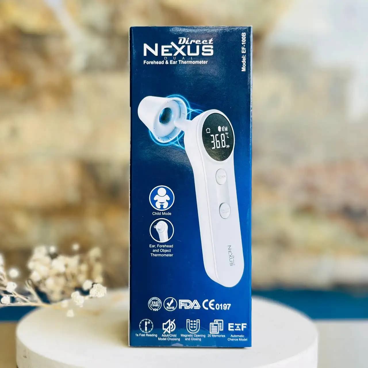تب سنج لیزری نکسوس NEXUS گوش و پیشانی مدل EF-100b
